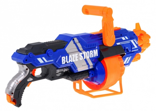 Large Toy Gun Blaze Storm with Foam Darts and Support Handle