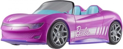 Hot Wheels RC Barbie pink convertible with remote control