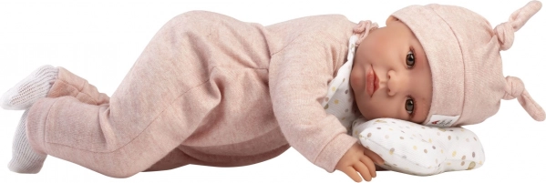 Realistic baby doll with sounds and soft body 45 cm
