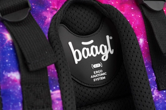 School Backpack Skate Galaxy