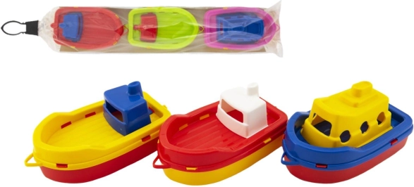 Plastični čolnički za vodo 3 kos, 14 cm