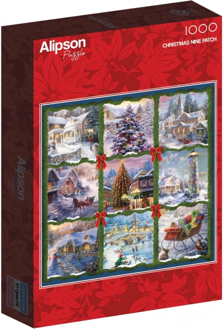 Alipson Square Puzzle Christmas Collage 1000 Pieces