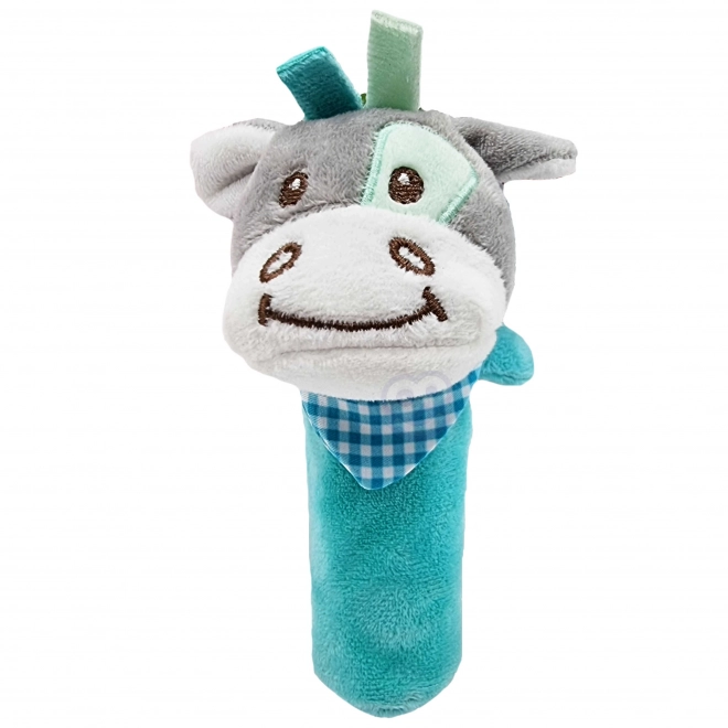 Osso di peluche sensoriale con fischietto Woopie