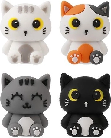 Set di elastici a forma di gatto 3D