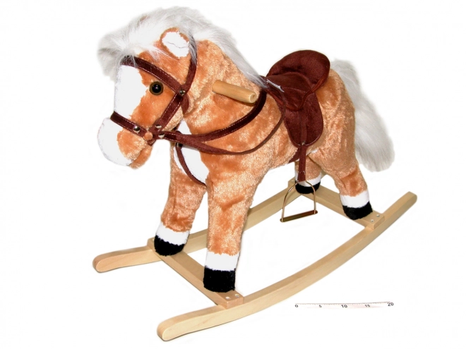 Brown Rocking Horse with Sound Effects