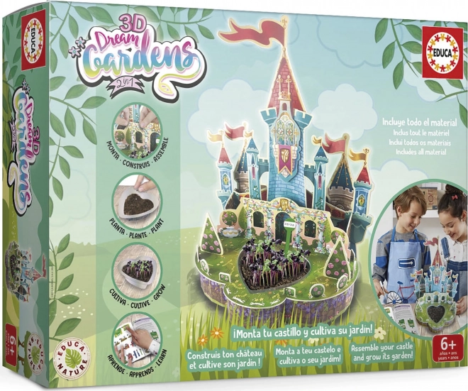 Educa 3D Dream Gardens: Castle Creative Set