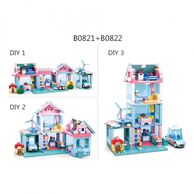 Sluban Girls Dream Our New House Building Set