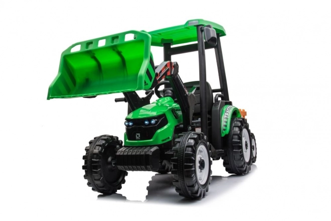 Electric Ride-on Tractor with Trailer Hercules Green 24V