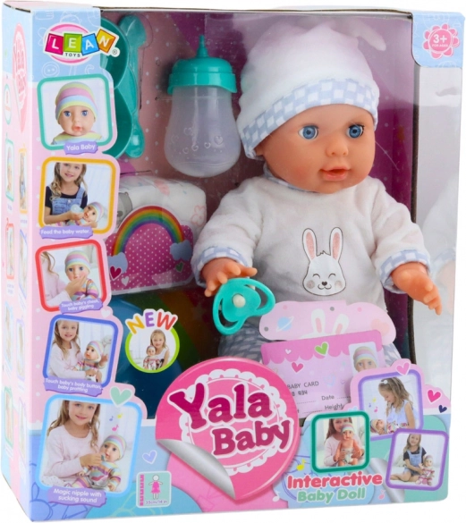 Poupée bébé qui fait pipi avec accessoires et sons