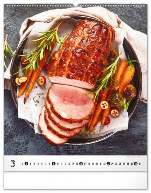 Wall Calendar Gourmet 2025