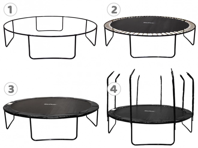 SkyFlyer Garden Trampoline with Ladder 14FT