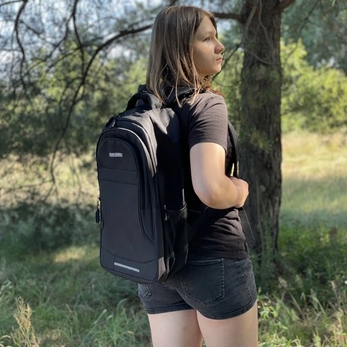 Large Black Backpack 30L