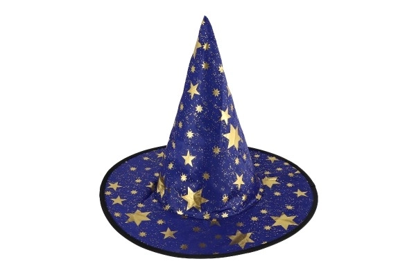 Wizard Hat For Children Blue And Gold Carnival