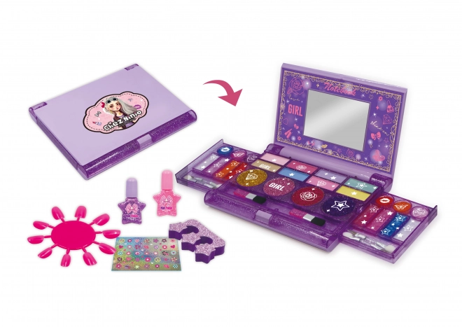 Children's Makeup Set with Mirror