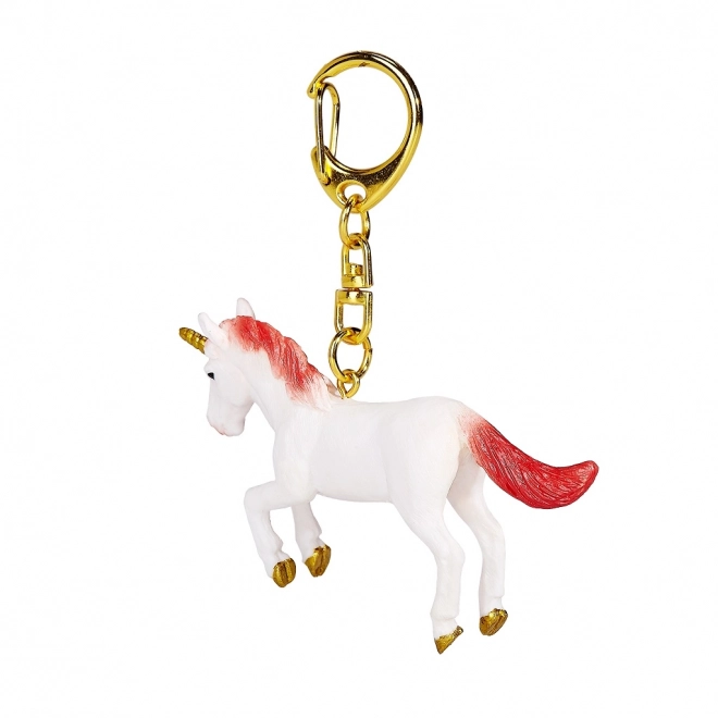 Mojo unicorn keychain in jump red