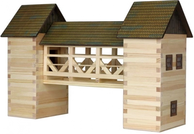 Wooden Construction Kit Bridge