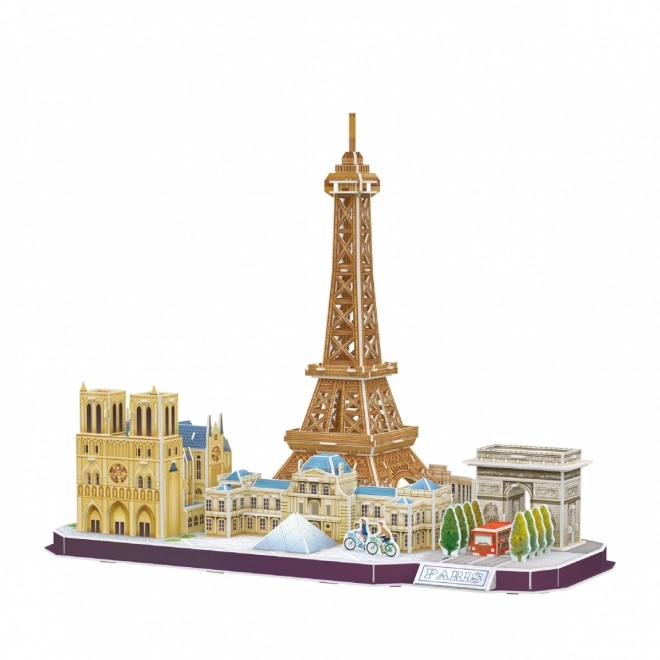 3D Paris City Line Puzzle