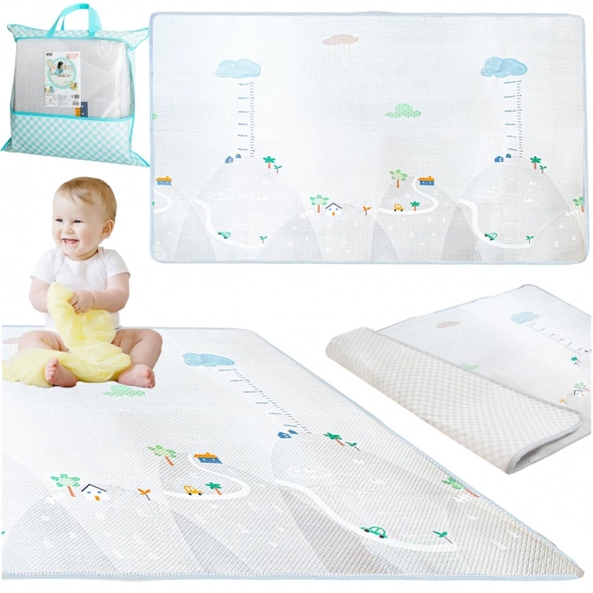 Large Foam Play Mat with Height Chart