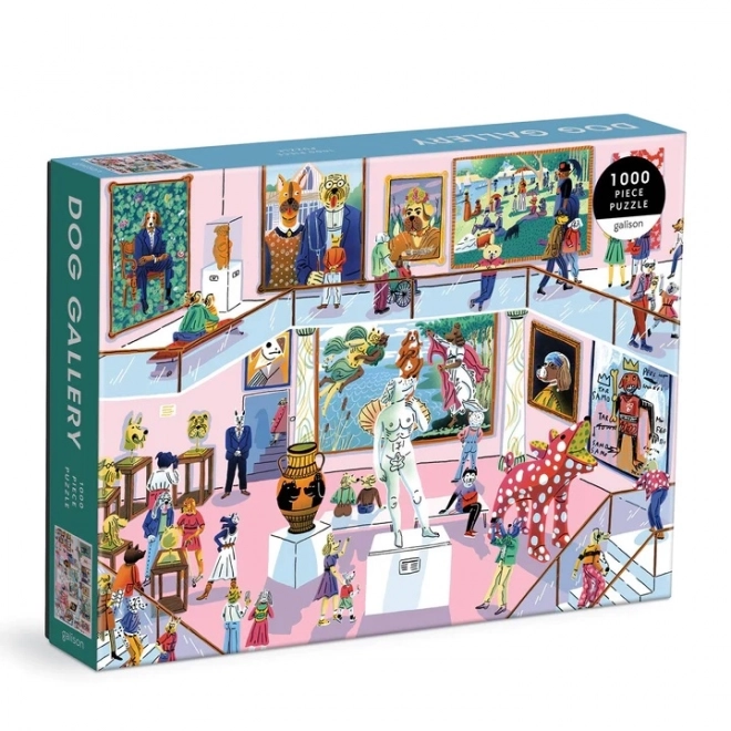 Dog Art Gallery Puzzle by Galison