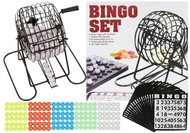 Gioco familiare Bingo Lotto metallo