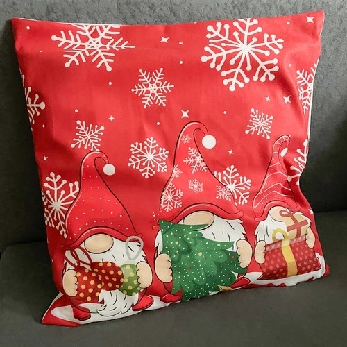 Decorative Gnome Christmas Pillow Cover 45x45cm