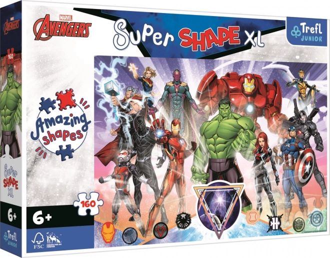 Avengers XL Super Shape Puzzle 160 Pieces