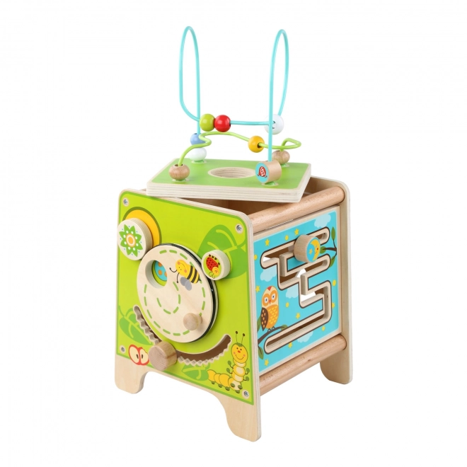 Lucy's Wooden Activity Cube with Xylophone