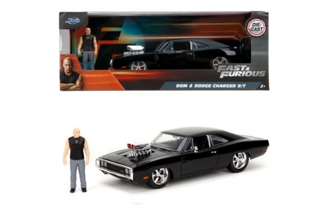 Fast & Furious 1970 Dodge Charger with Dominic Toretto Figure