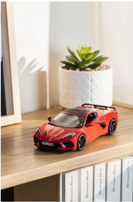 Plastic Model Car Corvette C8 Coupe