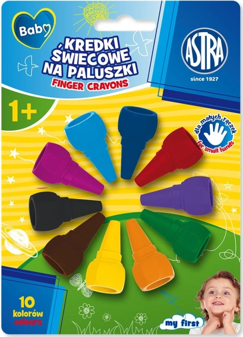 Finger Bath Crayons 10 pcs ASTRA BABY