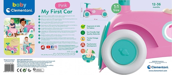 Baby Ride-On Car Pink