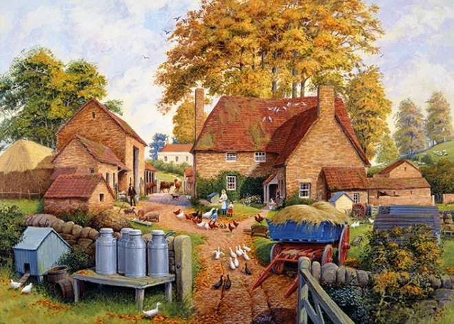 Autumn on the Farm 1000 Piece Puzzle