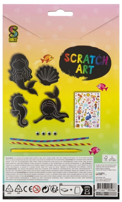 Create Your Own Animal Scratch Art Set