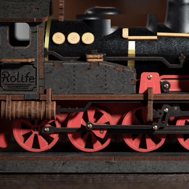 Robotic Vintage Steam Locomotive 3D Wooden Puzzle