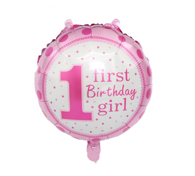 Set of Pink Birthday Balloons for Girls