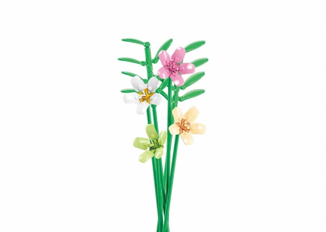 Sluban Flowers Freesia Vase Building Set