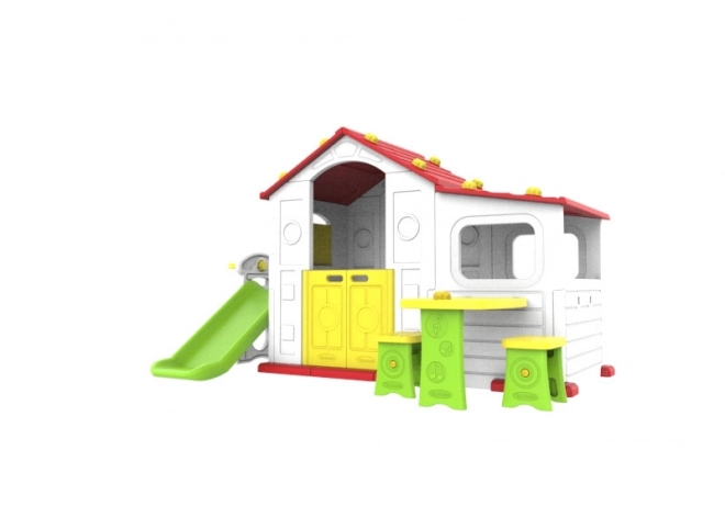 Large House with Vestibule 4-in-1 Red Roof