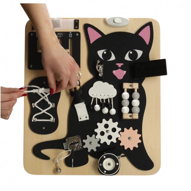 Sensory Activity Board Cat by Lulilo