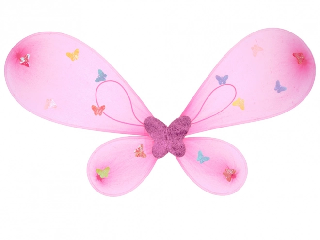 Pink Fairy Costume with Glowing Butterfly Wings – Bright Pink