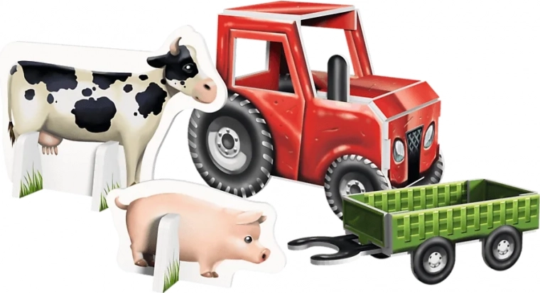 Paper figures for farmyard stories