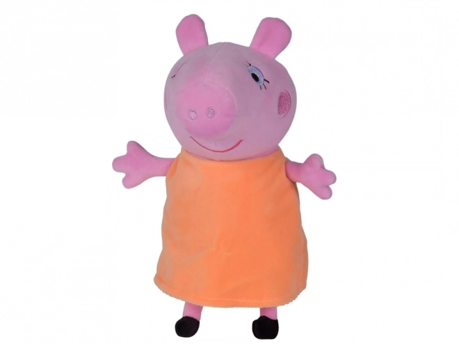 Simba Peppa Pig Family Plush Toy Set with Car