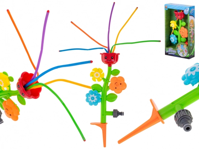 Water Sprinkler Flower Fountain for Kids