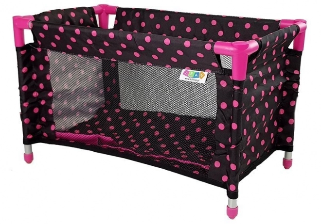 Alice Doll Bed Black-Pink