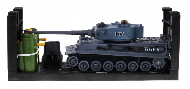 Remote Controlled Battle Tanks T-34 and Tiger for Kids 3+