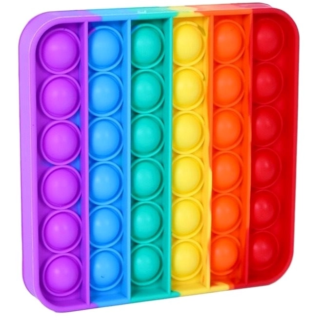 Stress Relief Toy Silicone Bubble Board – Square