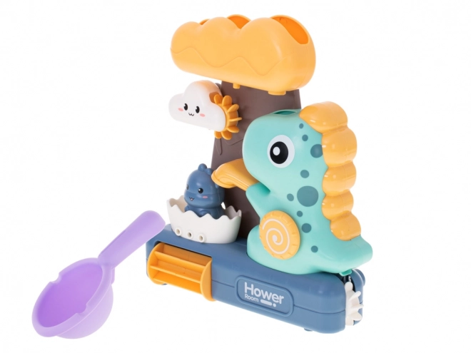 Dinosaur Bathtub Toy with Wheel