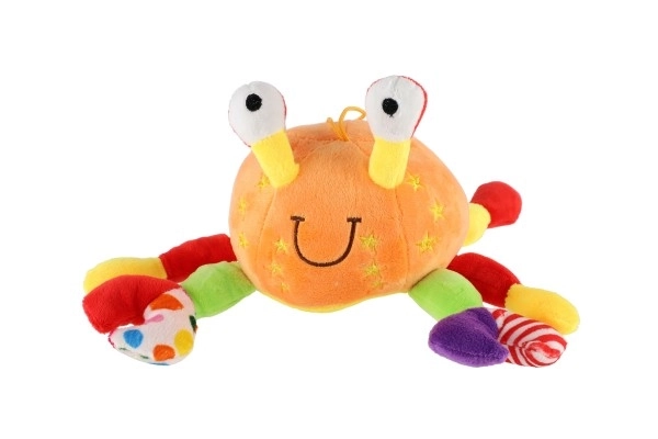 Plush Rattle Crab Toy