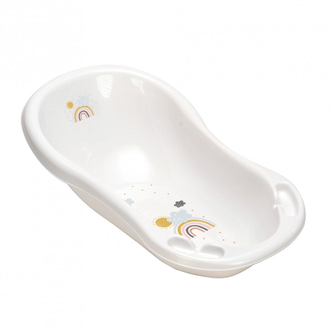 Baby Bathtub with Drainage 'Rainbow'