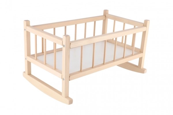 Wooden Doll Cradle