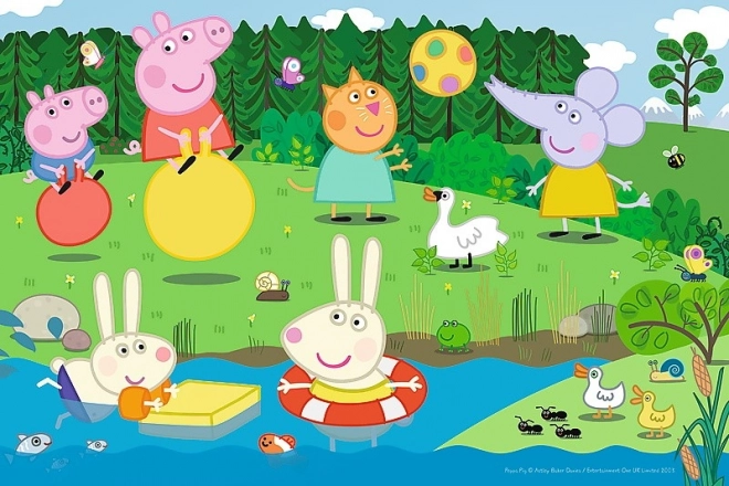 Peppa Pig Pond Puzzle 60 Pieces